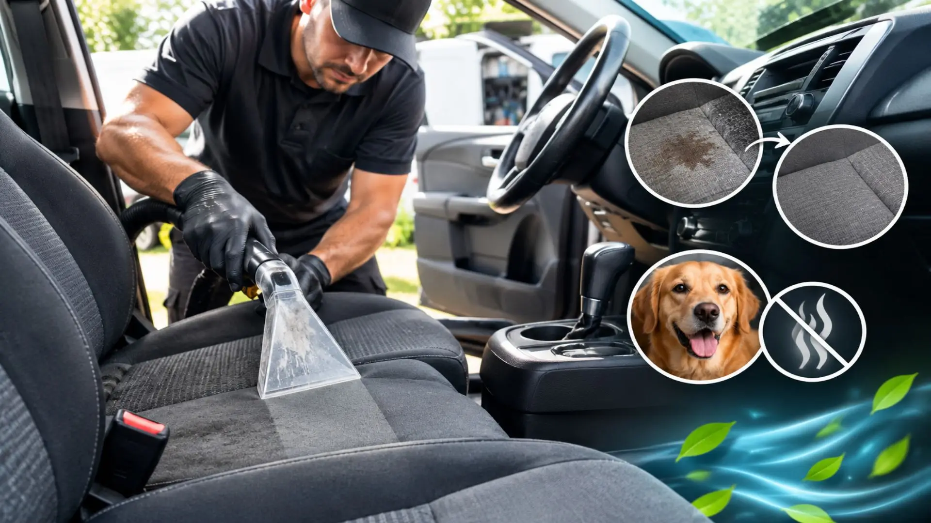 Can mobile detailing remove stains and odors?